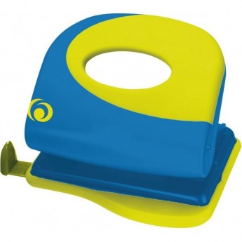 Дырокол HERLITZ COLOR BLOCKING с линейкой, 2мм, синий Дырокол HERLITZ COLOR BLOCKING с линейкой, 2мм, синий
