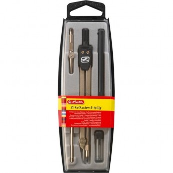 Готовальня HERLITZ, 5 предметов Готовальня HERLITZ, 5 предметов