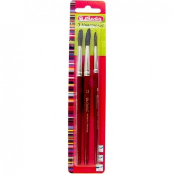 Кисти HERLITZ натуральный волос, № 8, 10, 12 Кисти HERLITZ натуральный волос, № 8, 10, 12