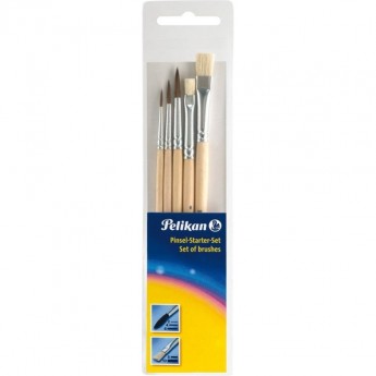 Кисти HERLITZ PELIKAN 5 шт., блистер Кисти HERLITZ PELIKAN 5 шт., блистер