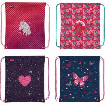 Мешок для обуви HERLITZ GIRLS MIX I, 4 мотива Мешок для обуви HERLITZ GIRLS MIX I, 4 мотива