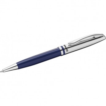 Ручка шариковая HERLITZ PELIKAN JAZZ CLASSIC, металл, темно-синий/хром Ручка шариковая HERLITZ PELIKAN JAZZ CLASSIC, металл, темно-синий/хром